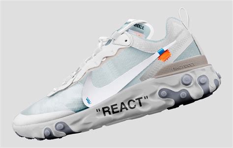 off white nike react element review fake|white off white nike sneakers.